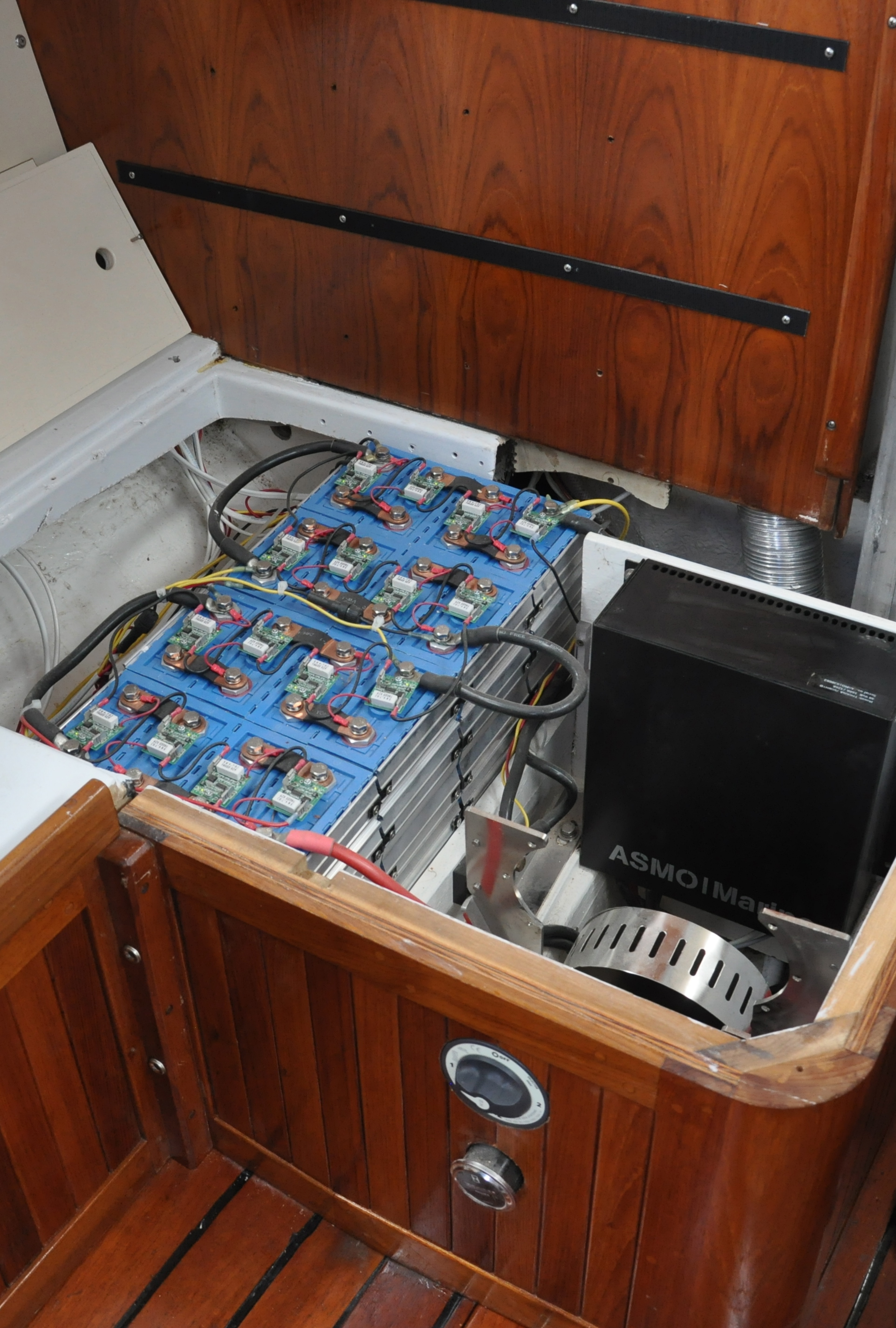 Motor system installation in progress